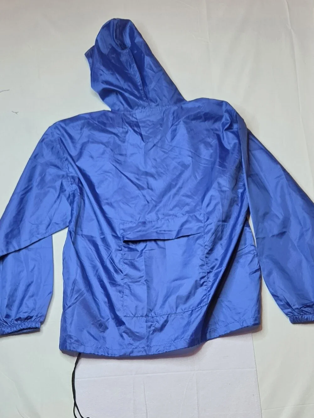 Vintage 90s Dunbrooke Packable Pullover Jacket Blue Nylon Windbreaker Anorak